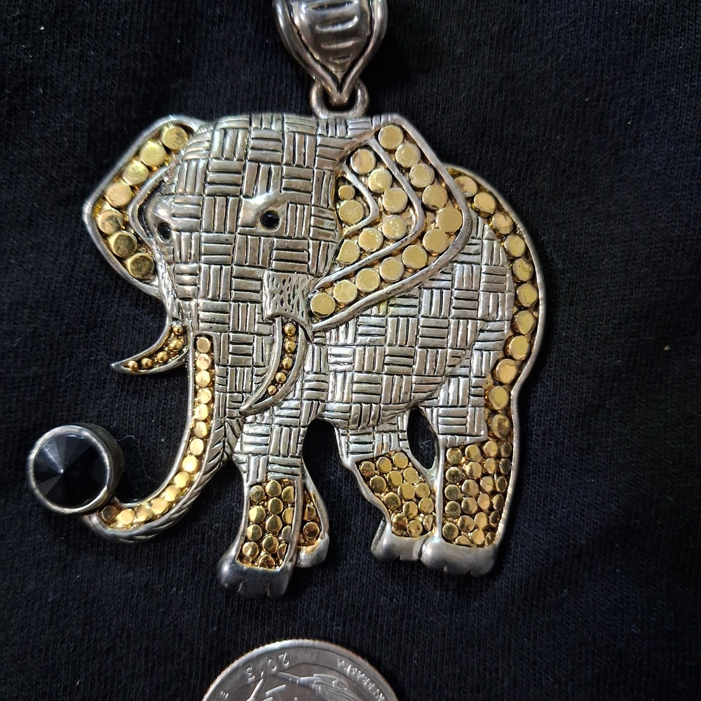 Elephant Pendant Necklace